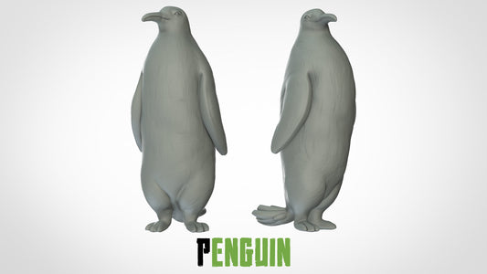 Penguin Miniature - ideal for Dungeons and Dragons and other Tabletop RPGs/Wargaming/D&D