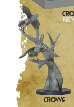 Crows on Tree Miniature - ideal for Dungeons and Dragons and other Tabletop RPGs/Wargaming/D&D