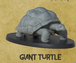 Turtle Giant Miniature - ideal for Dungeons and Dragons and other Tabletop RPGs/Wargaming/D&D