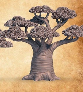 Baobab Tree Terrain Assets- ideal for Dungeons and Dragons and other Tabletop RPGs/ Wargaming