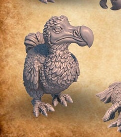 Dodo Bird Miniature - ideal for Dungeons and Dragons and other Tabletop RPGs/Wargaming/D&D