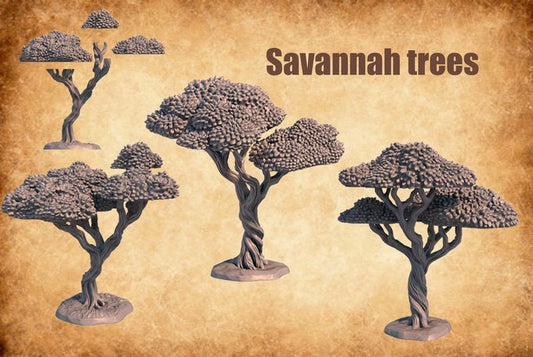 Acacia Tree Terrain Assets