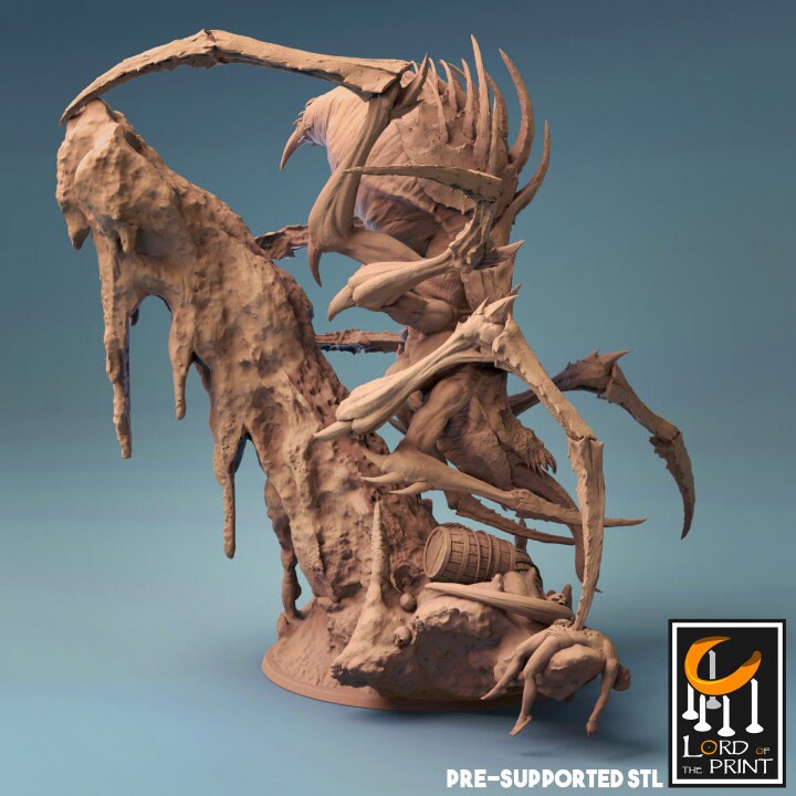 Spiders Pestilence Creature - Lord of the Print - ideal for Dungeons and Dragons and other Tabletop RPGs/Wargaming/D&D
