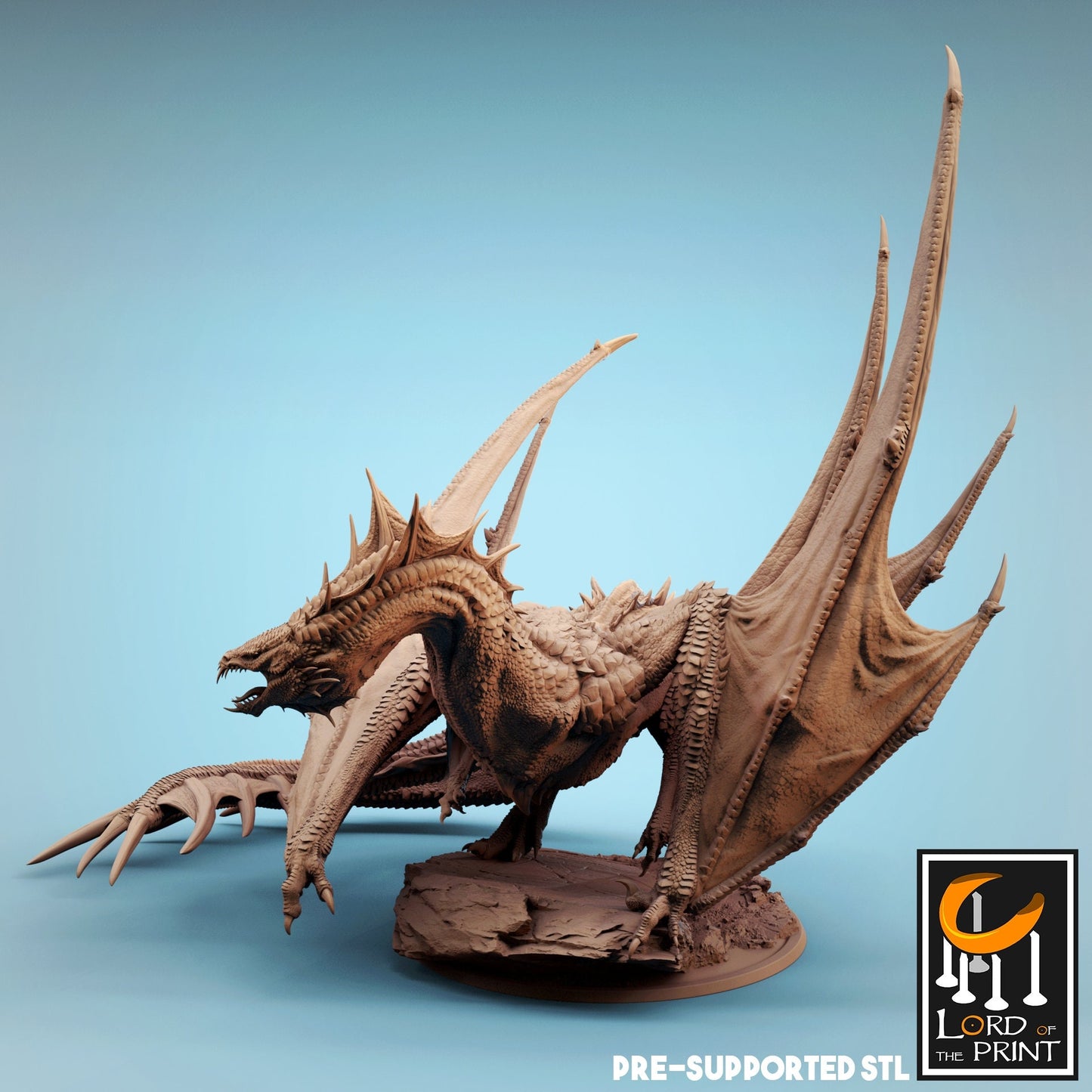 Matriarch Dragon from Lord of the Print/ Ideal for Dungeons and Dragons/ D&D / Wargaming