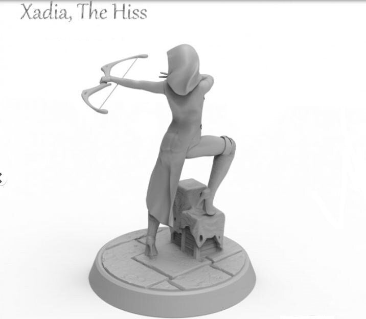 Xadia the Hiss - NSFW - ideal for Dungeons and Dragons and other Tabletop RPGs/Wargaming/D&D