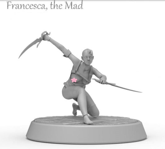 Francesca the Mad - NSFW - ideal for Dungeons and Dragons and other Tabletop RPGs/Wargaming/D&D