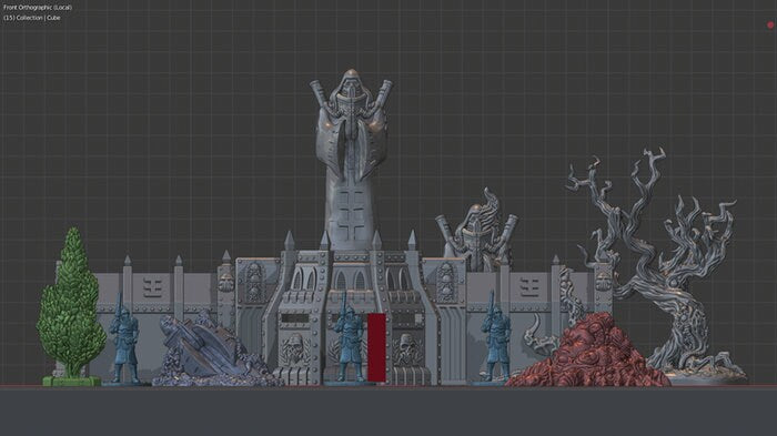 Normal and infected Bunker/walls