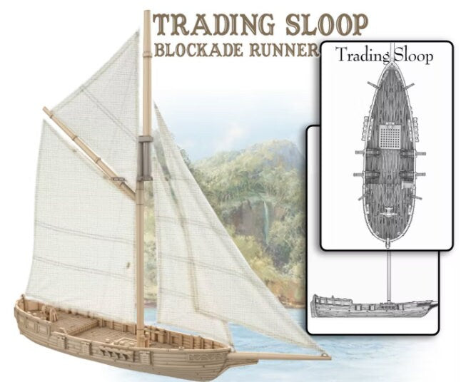 Trading Sloop - Treasure Island