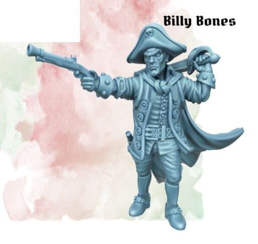 Pirate Billy Jones - Treasure Island