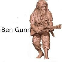 Pirate Ben Gunn - treasure island - ideal for Dungeons and Dragons and other Tabletop RPGs/ D&D/ Wargaming