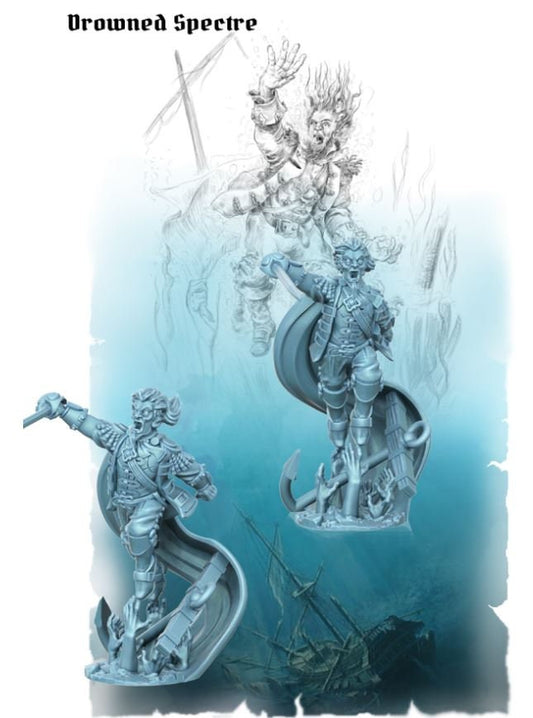 Drowned Spectre - treasure island - ideal for Dungeons and Dragons and other Tabletop RPGs/ D&D/ Wargaming