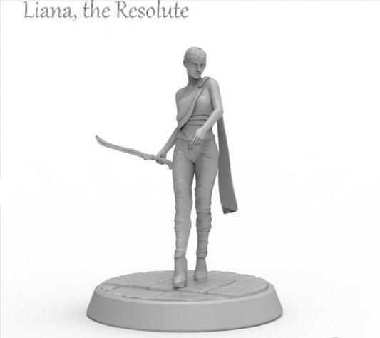 Liana the resolute - NSFW - ideal for Dungeons and Dragons and other Tabletop RPGs/Wargaming/D&D