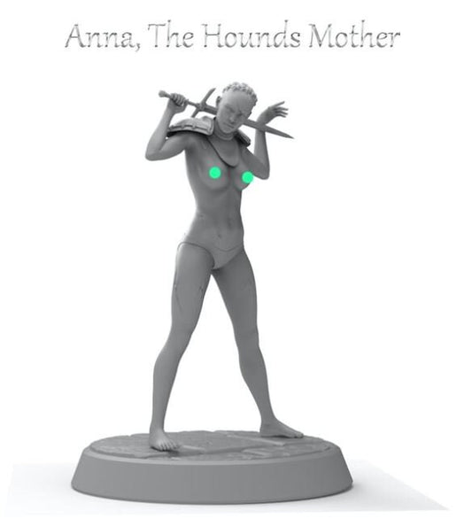 Anna the hounds Mother - NSFW - ideal for Dungeons and Dragons and other Tabletop RPGs/Wargaming/D&D