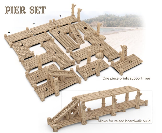 Pier Set - Treasure Island