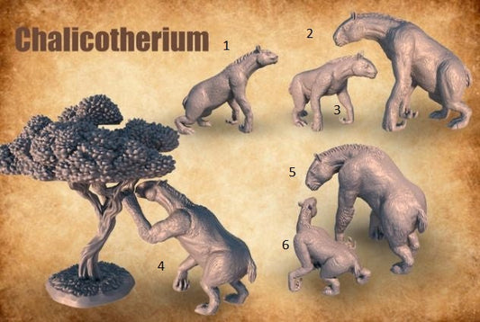 Prehistoric Chalicotherium - ideal for Dungeons and Dragons and other Tabletop RPGs/ Wargaming