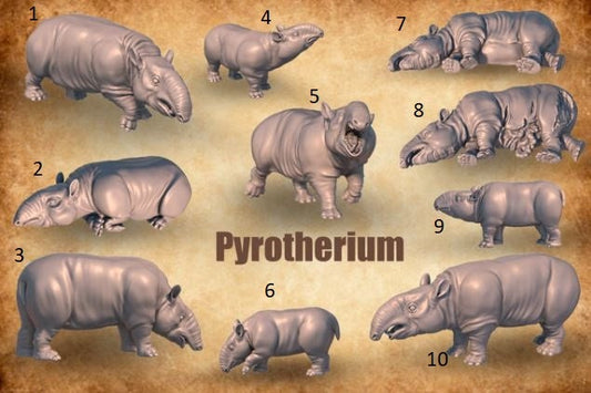 Prehistoric Pyrotherium - ideal for Dungeons and Dragons and other Tabletop RPGs/ Wargaming