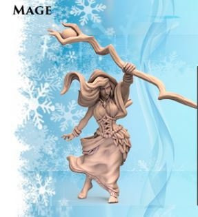 Champions - the frost - ideal for Dungeons and Dragons and other Tabletop RPGs/ D&D/ Wargaming