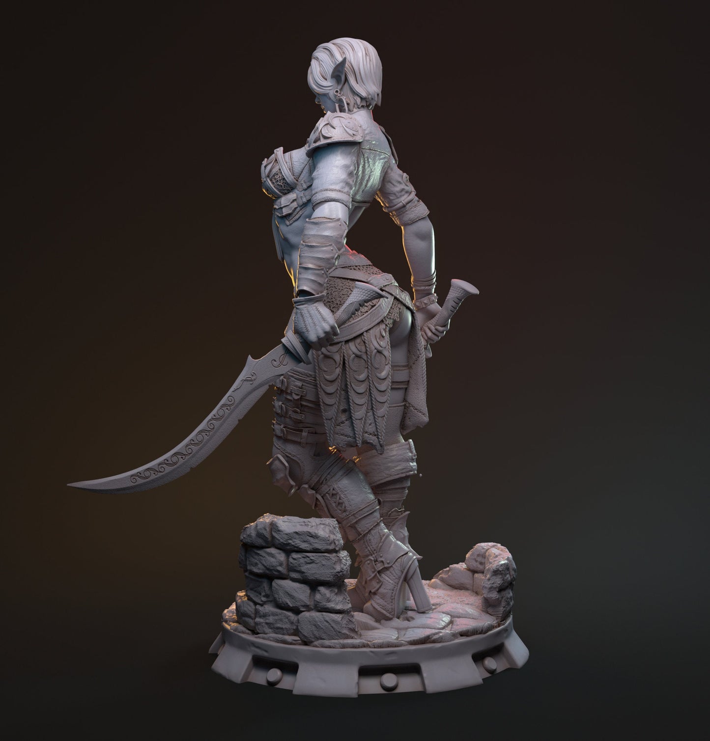 Hanza (75mm) - Sisters of the Dawn NSFW - ideal for Dungeons and Dragons and other Tabletop RPGs/ D&D/ Wargaming